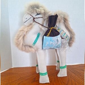 Handmade Camel With Fur And Felt
